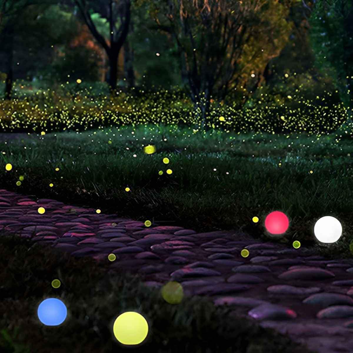 Waterproof Water Floating RGB Outdoor Moon LED Ball Light Rechargeable - Flyachilles