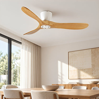 Waterproof Wood DC Motor Outdoor Ceiling Fan - Flyachilles