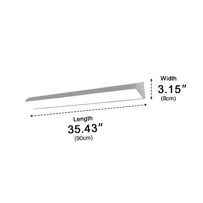 White Waterproof Outdoor LED Strip Lights Porch Light Exterior Wall Lights - Flyachilles