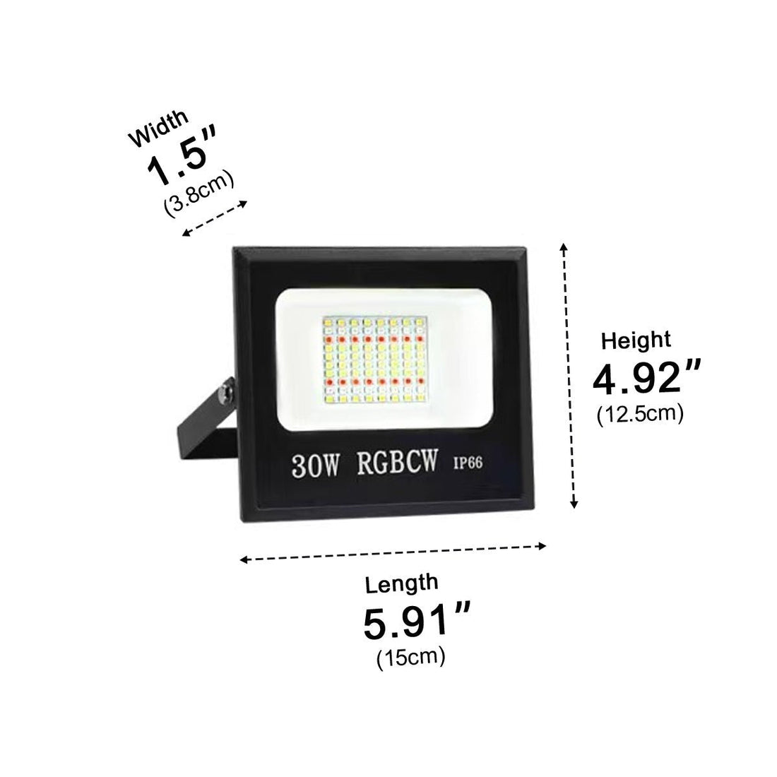 WIFI Smart Halloween Waterproof RGBCW Flood Lights Outdoor Ambient Lighting - Flyachilles