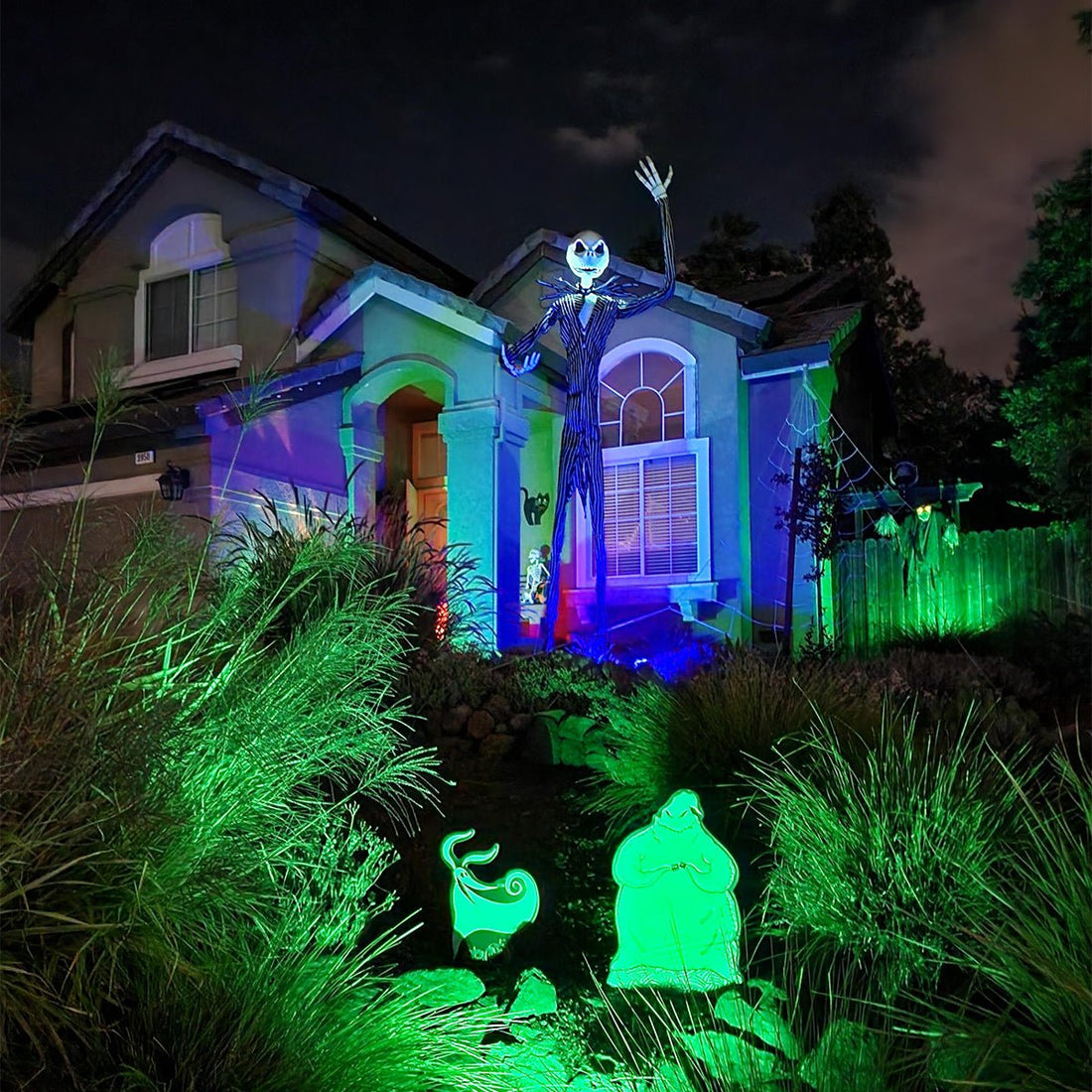 WIFI Smart Halloween Waterproof RGBCW Flood Lights Outdoor Ambient Lighting - Flyachilles