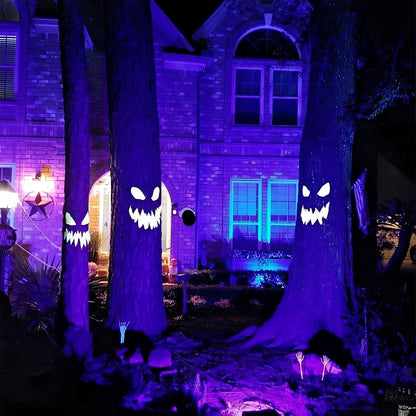 WIFI Smart Halloween Waterproof RGBCW Flood Lights Outdoor Ambient Lighting - Flyachilles