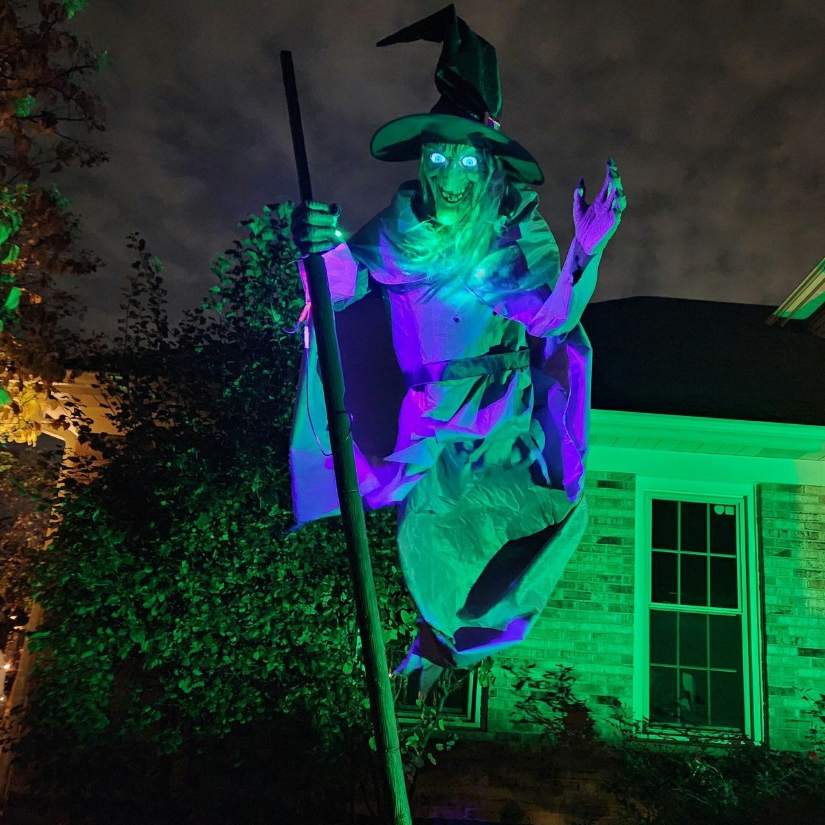 WIFI Smart Halloween Waterproof RGBCW Flood Lights Outdoor Ambient Lighting - Flyachilles