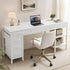 Wood Desk Office With Drawers - Flyachilles